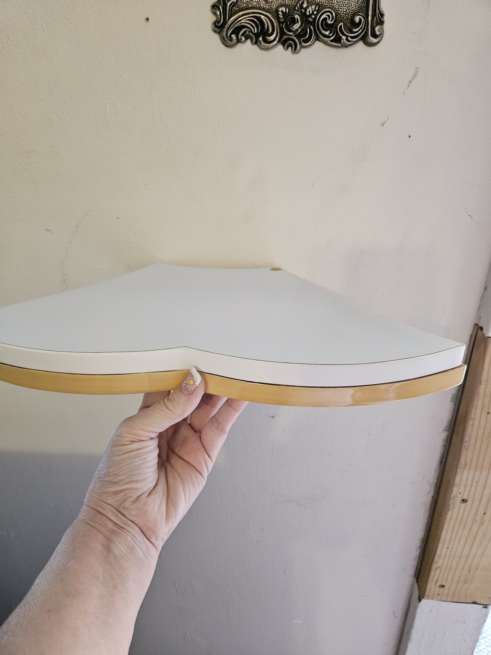 Gold and White Jewelry Store Shelf. Nevever Used